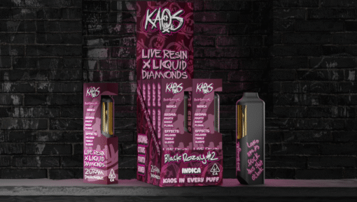 Kaos Disposable Black Rozay
