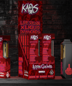 KAOS DISPOSABLE VAPE APPLE GELATO – INDICA