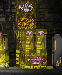 KAOS DISPOSABLE VAPE BANANA MILK – INDICA
