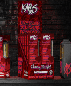 KAOS DISPOSABLE VAPE CHERRY ZEST #4 – SATIVA/HYBRID
