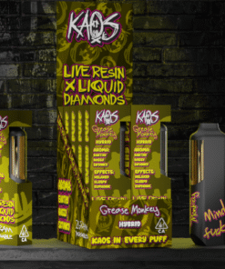 KAOS DISPOSABLE VAPE GREASE MONKEY – HYBRID