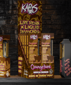 KAOS DISPOSABLE VAPE ORANGETANE – INDICA/HYBRID