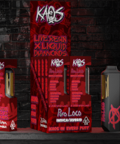 KAOS DISPOSABLE VAPE PURO LOCO – INDICA/HYBRID
